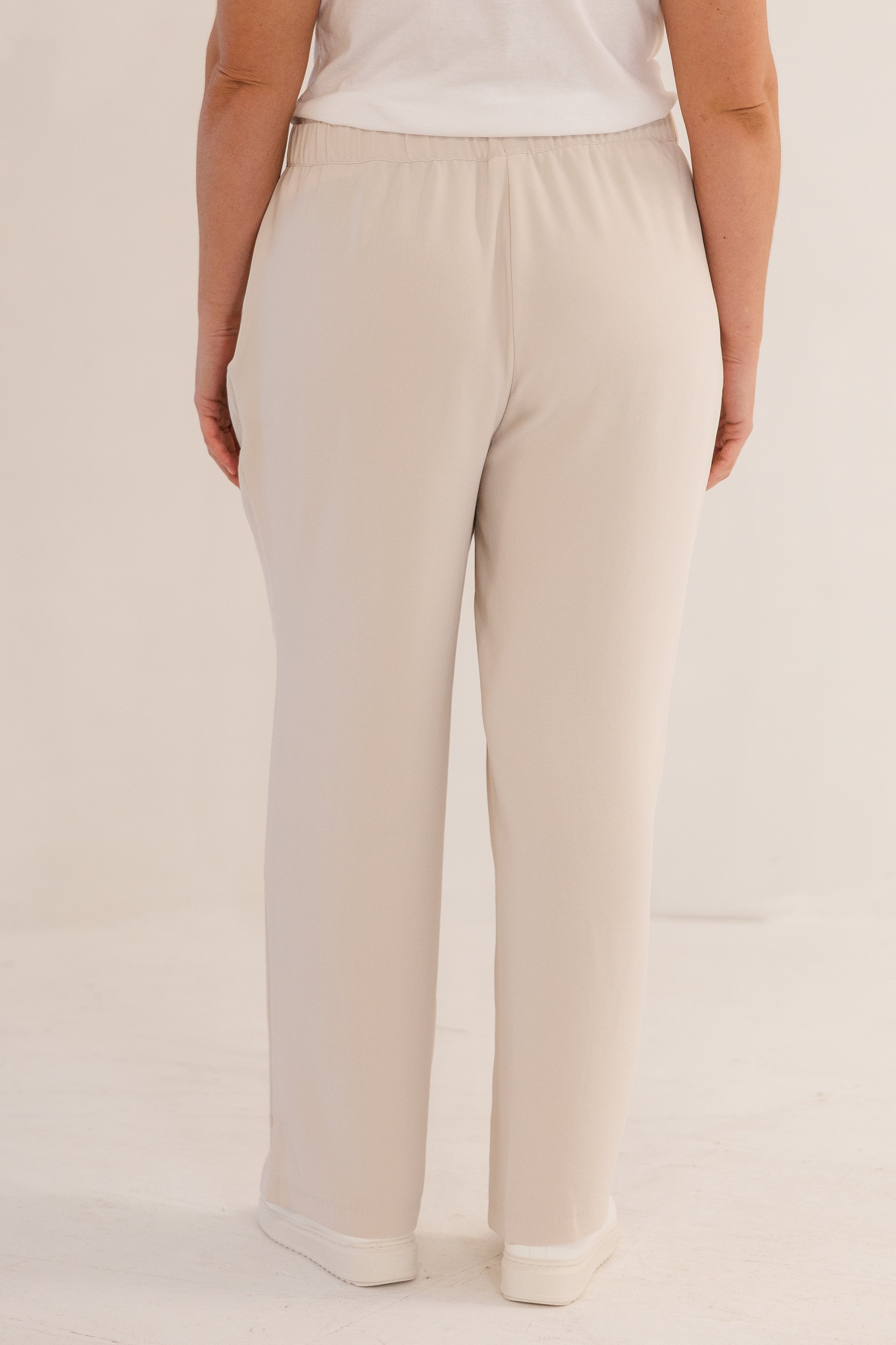 Lena Straight Leg Pant, Stone