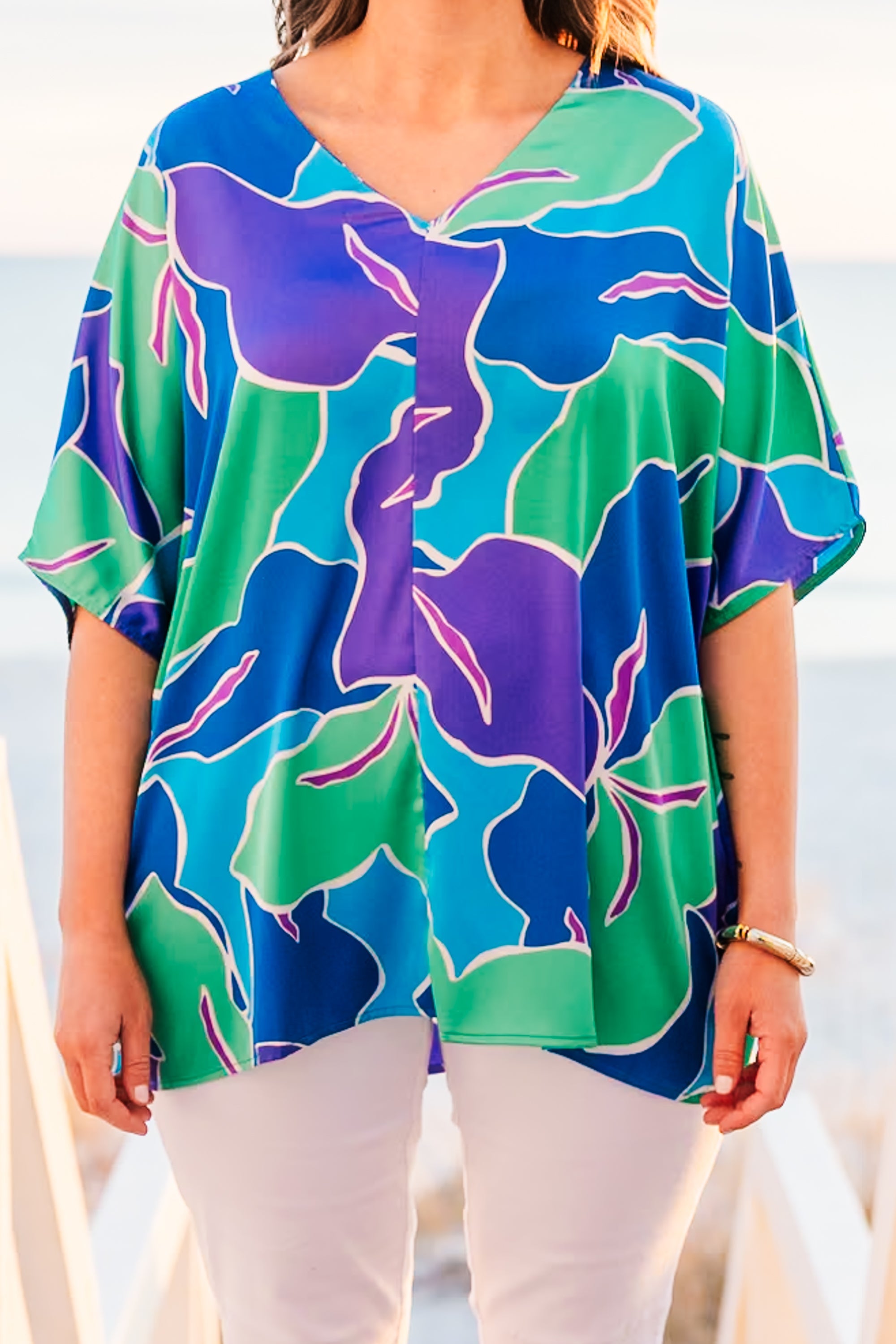 Dab Of Love Top, Blue
