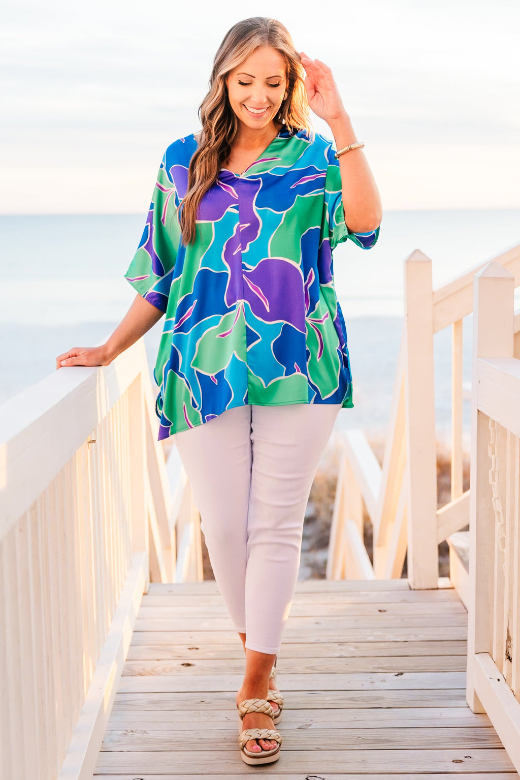 Dab Of Love Top, Blue
