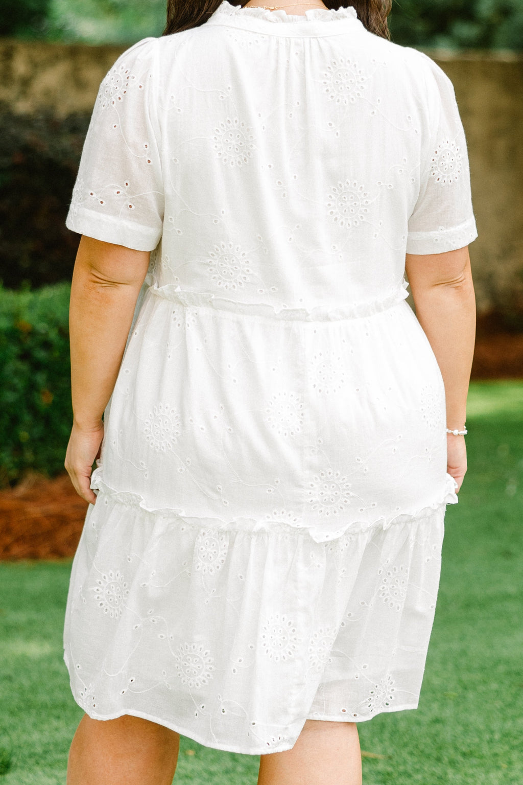 Daffodils and Daydreams Dress, White