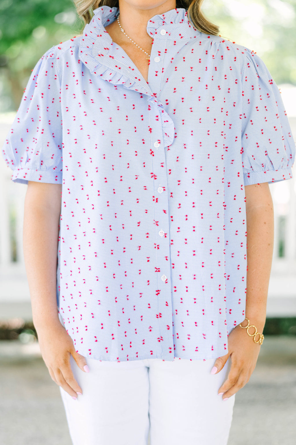 Daily Reminder Top, Blue
