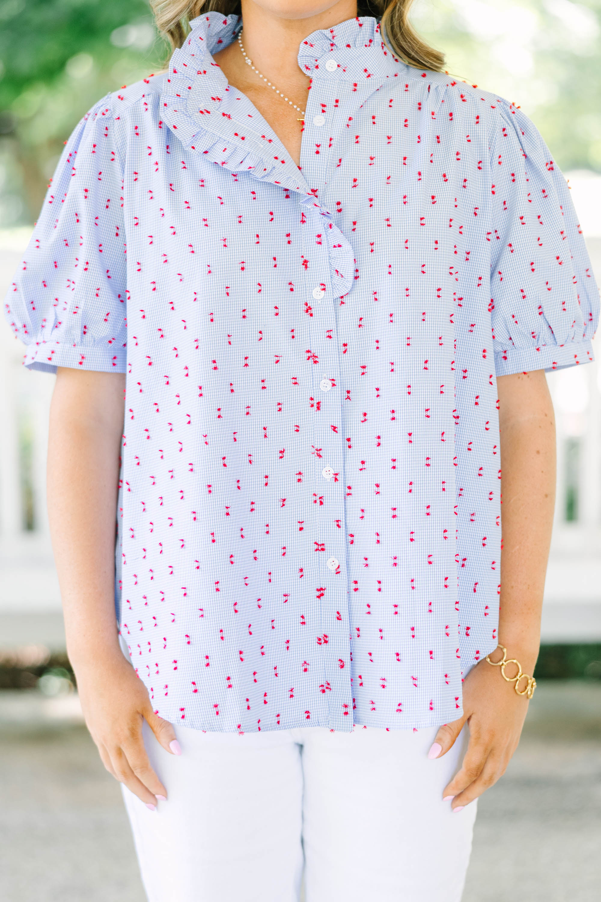 Daily Reminder Top, Blue