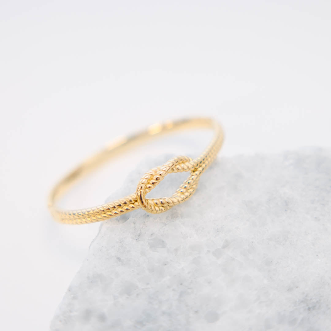 Daisy Chain Details Bracelet, Gold