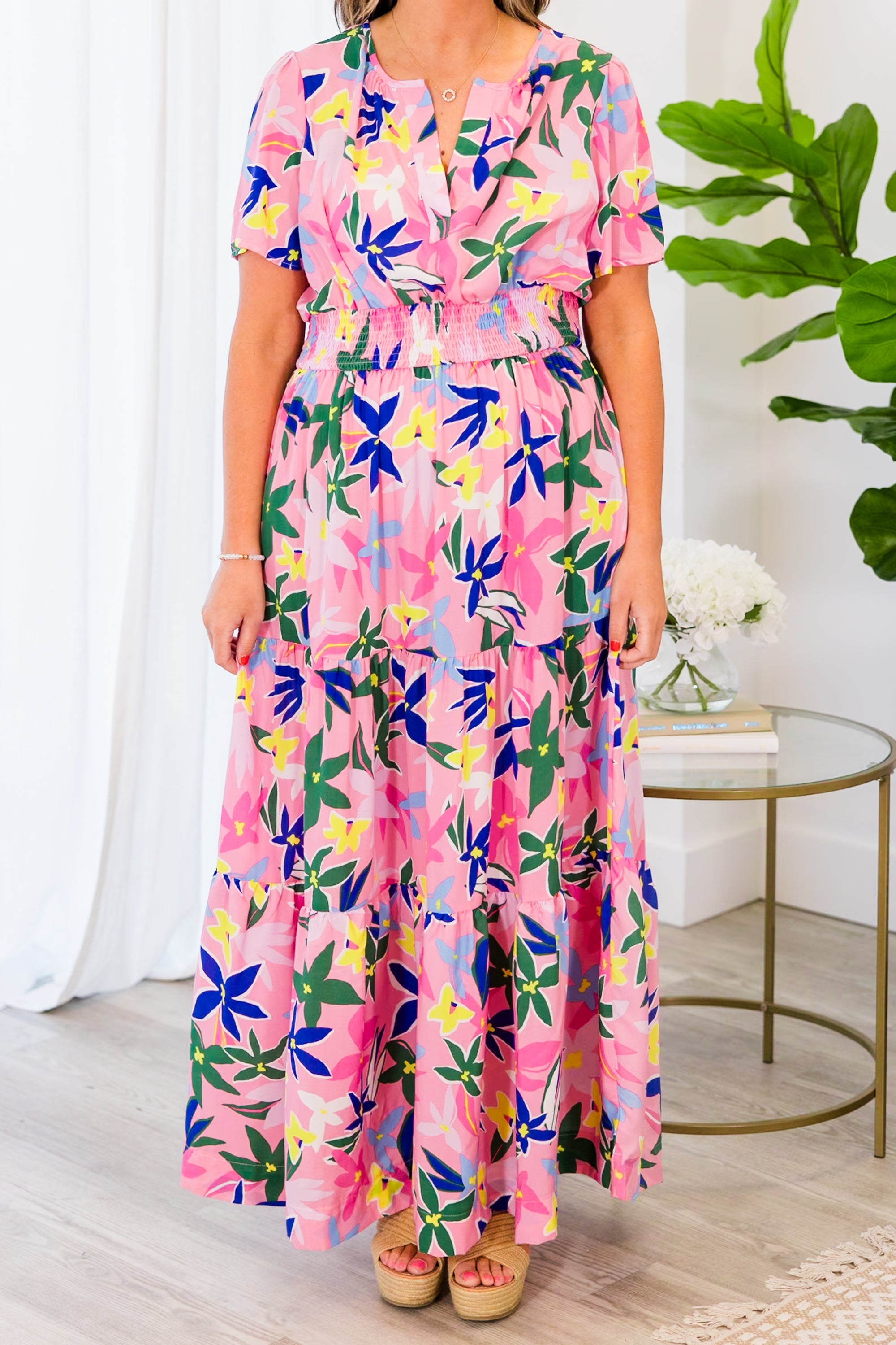 Daisy Delight Dress, Pink