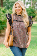 Daisy Dreams Top, Black Multi
