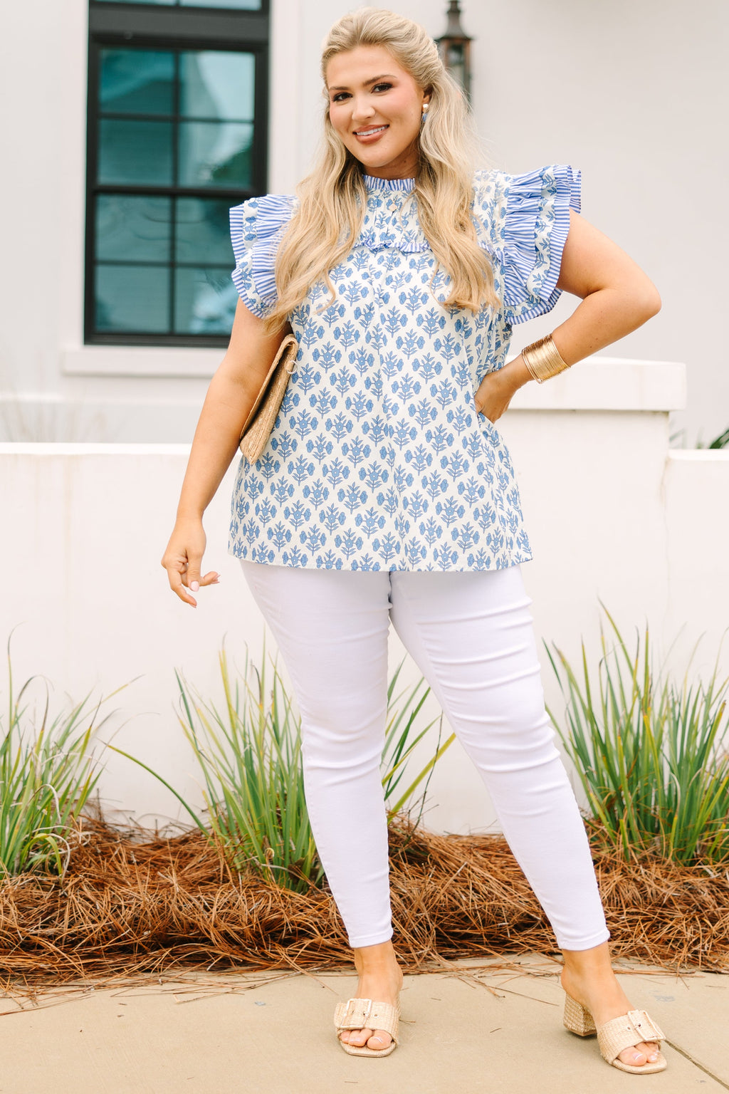 Daisy Dreams Top, Blue