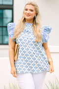 Daisy Dreams Top, Blue