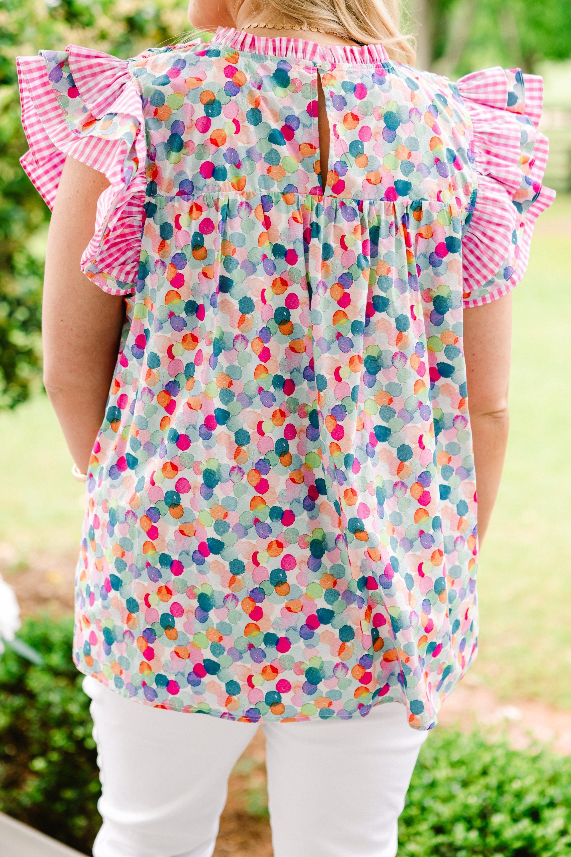 Daisy Dreams Top, Pink-Blue