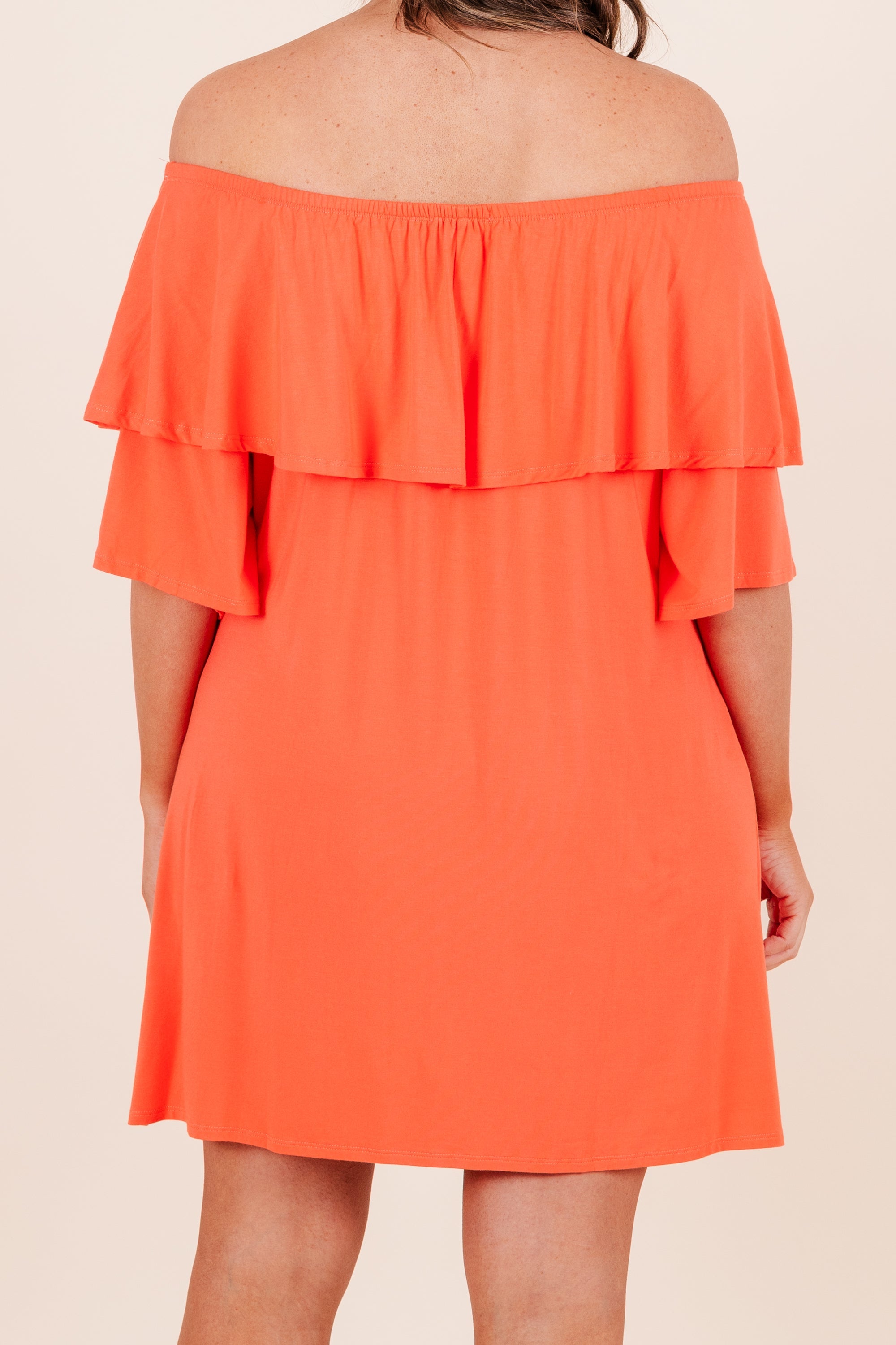 Dance With Me Dress, Hot Orange