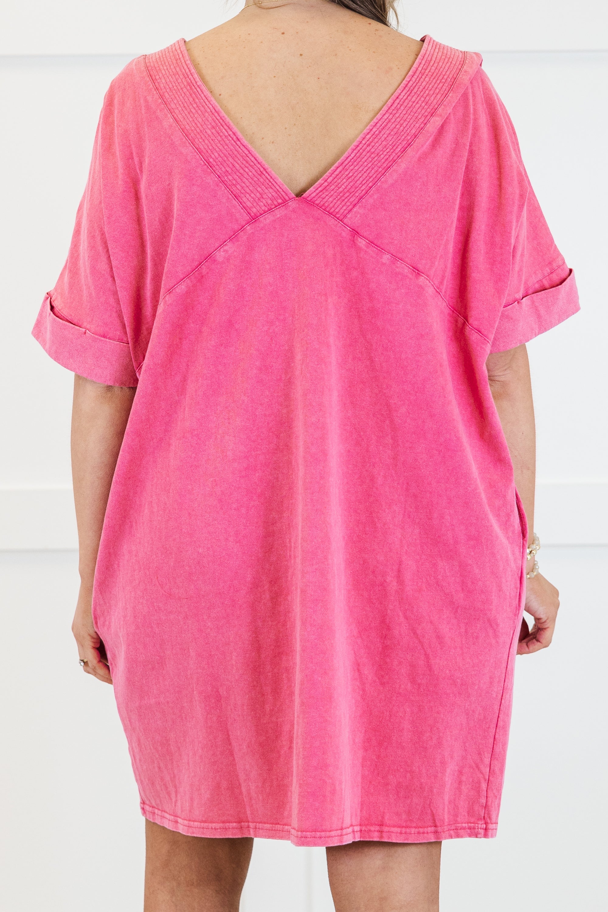 Dancin' Around Town Dress, Hot Pink