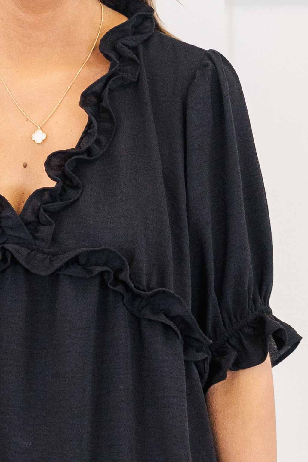 Dancing For Fun Top, Black