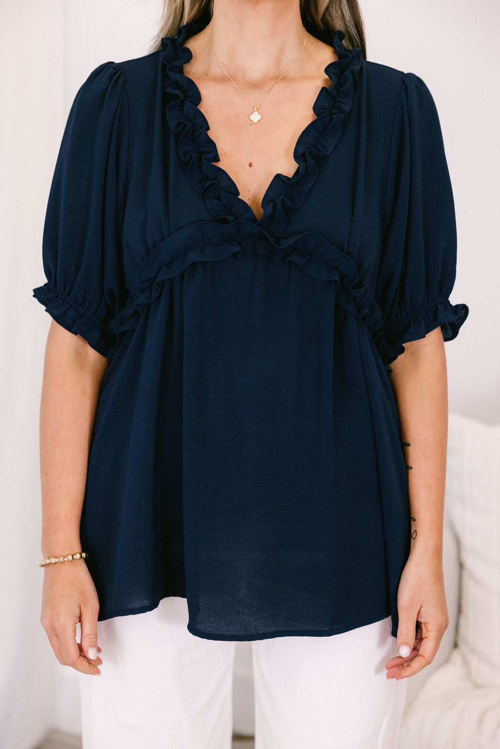 Dancing For Fun Top, Navy