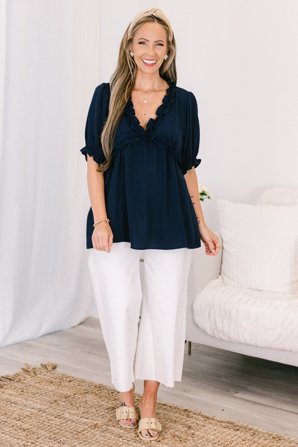Dancing For Fun Top, Navy
