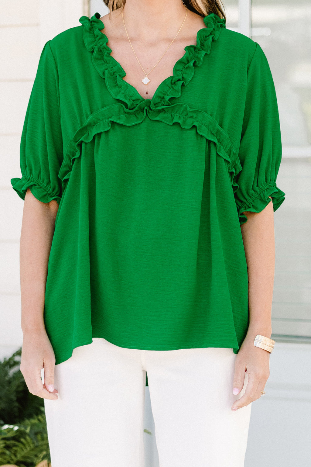 Dancing For Fun Top, Green