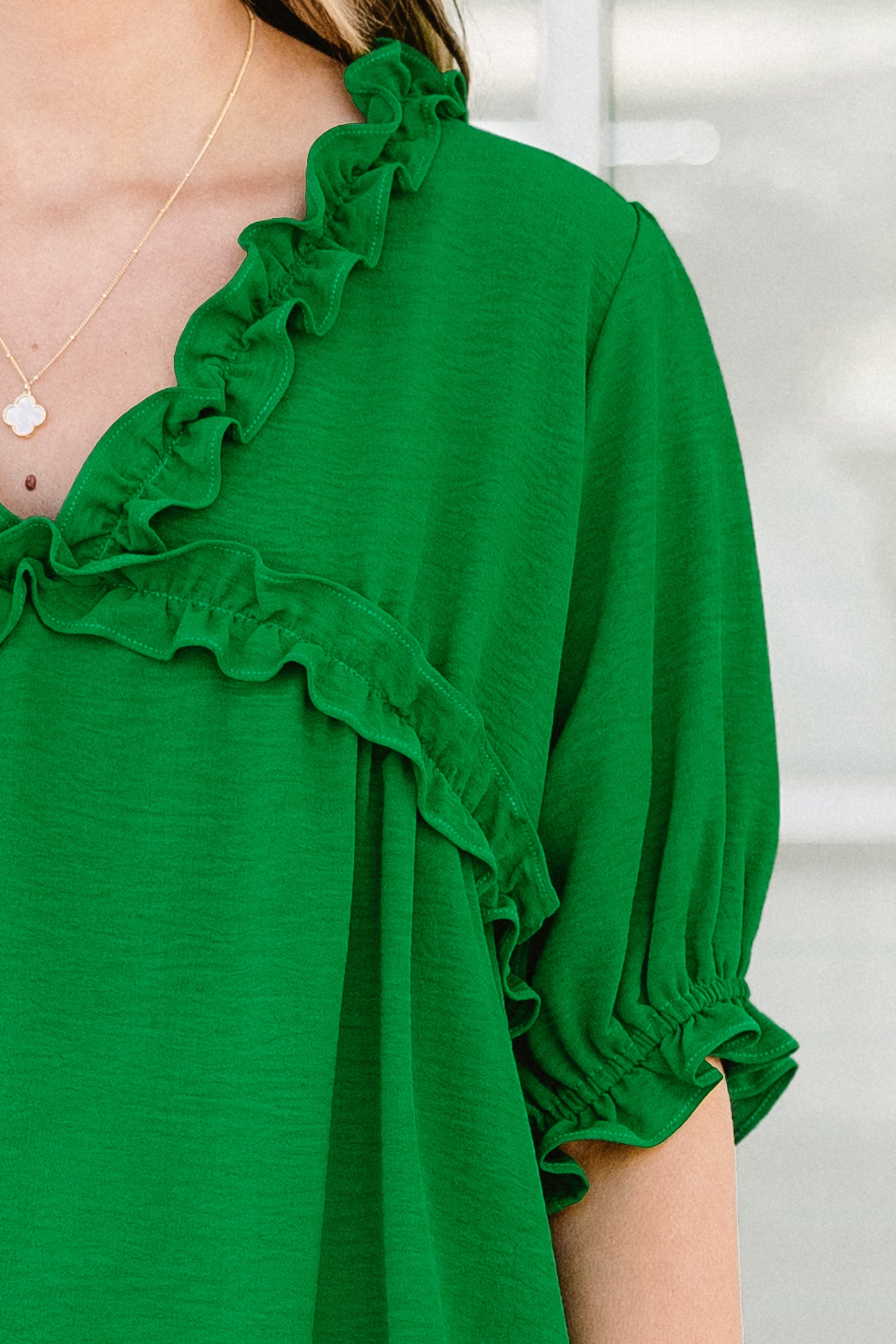 Dancing For Fun Top, Green