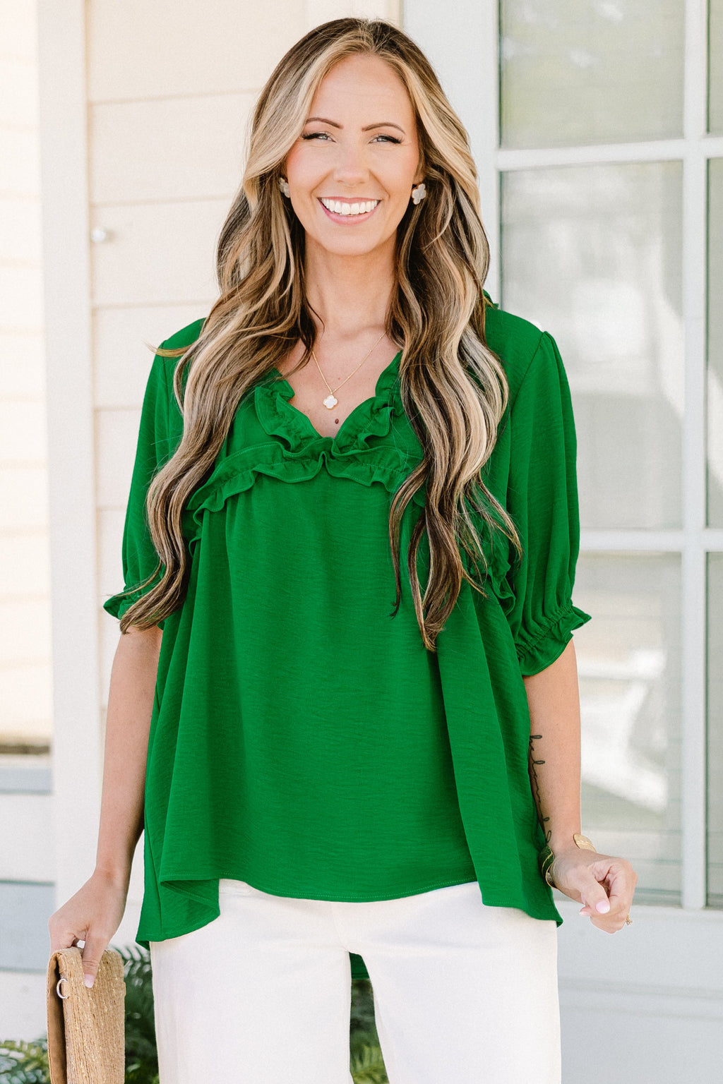 Dancing For Fun Top, Green