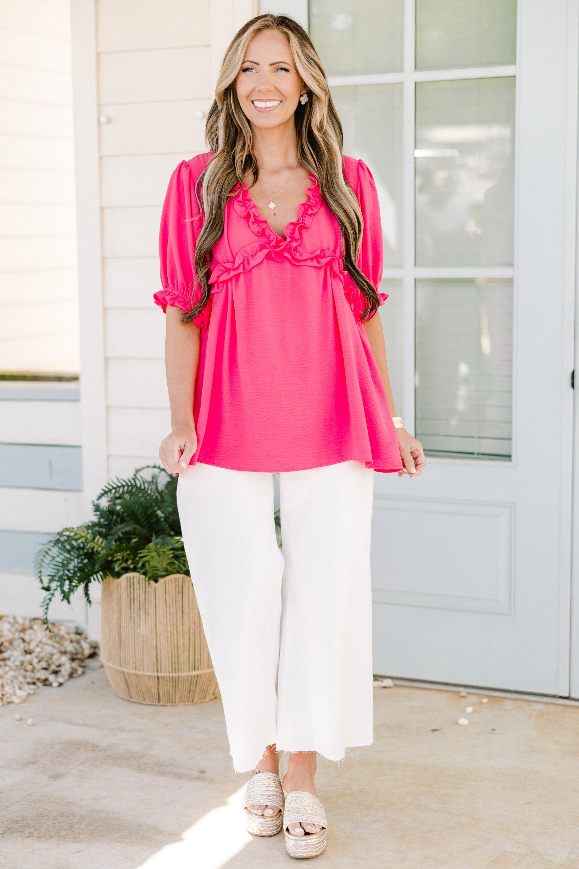 Dancing For Fun Top, Pink