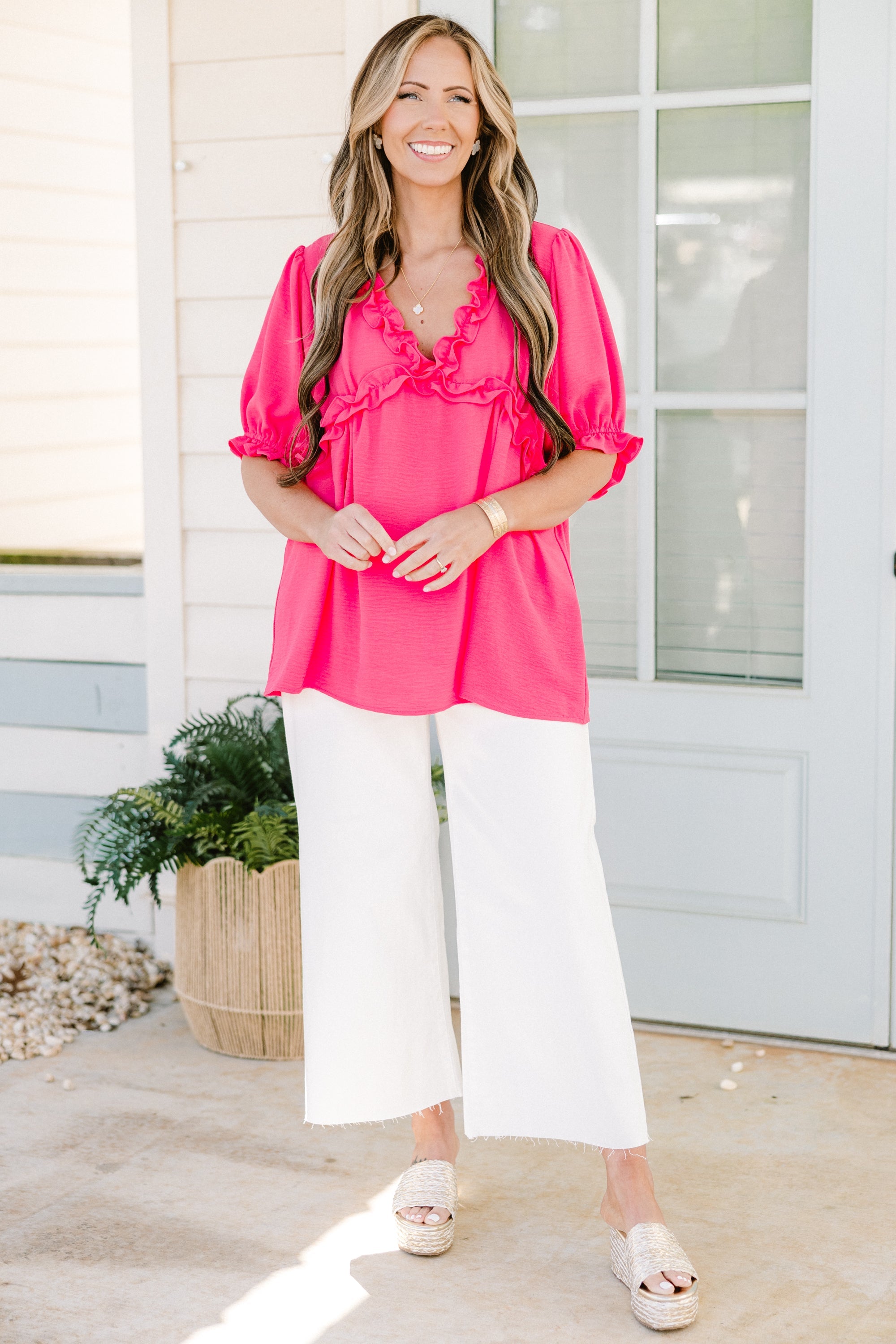 Dancing For Fun Top, Pink