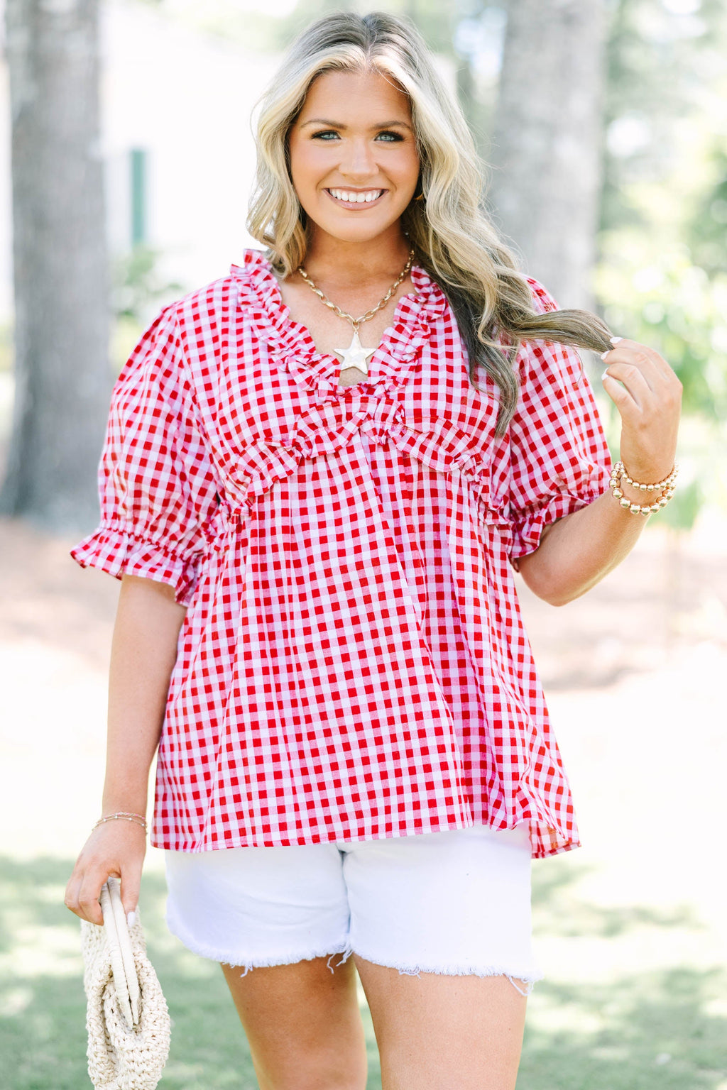 Dancing For Fun Top, Red