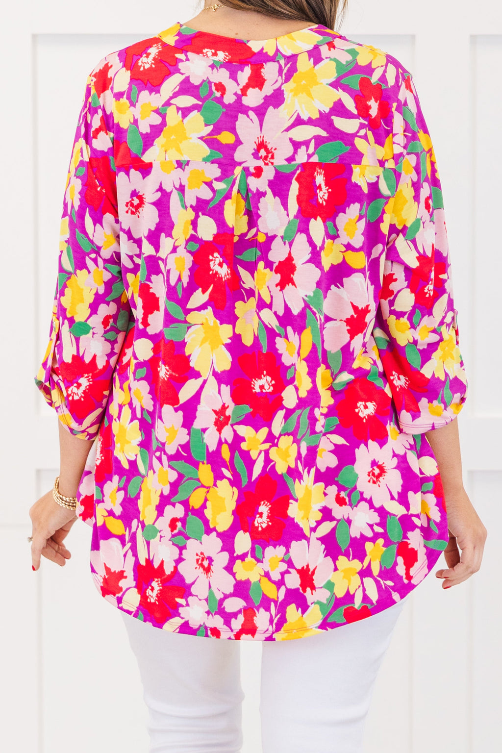 Dancing In The Field Top, Magenta Multi