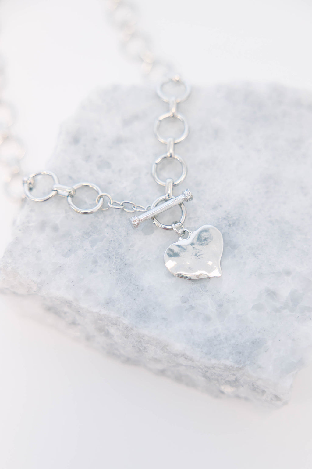 Dare To Love Necklace, Silver