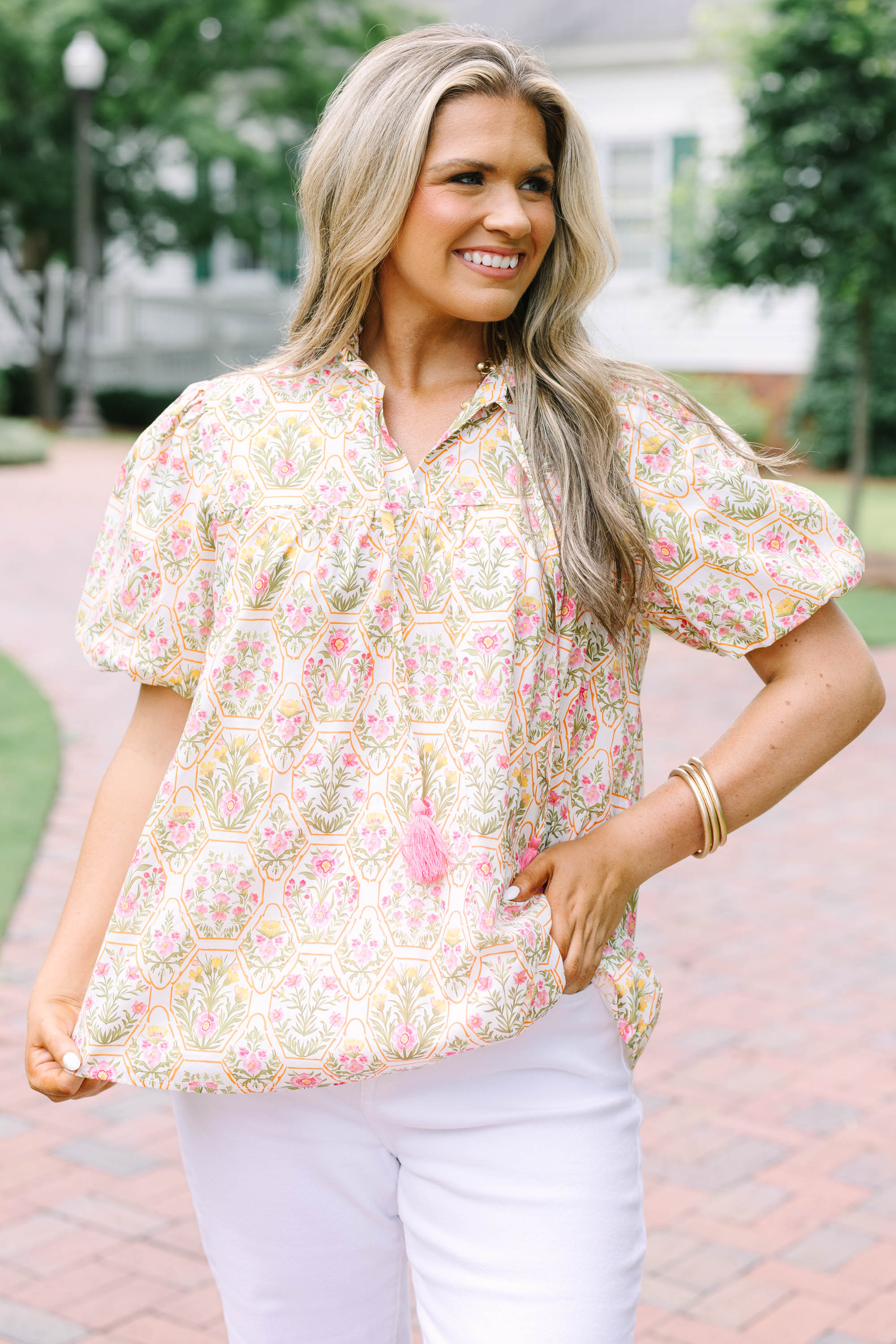 Daydreamer Top, Pink Floral