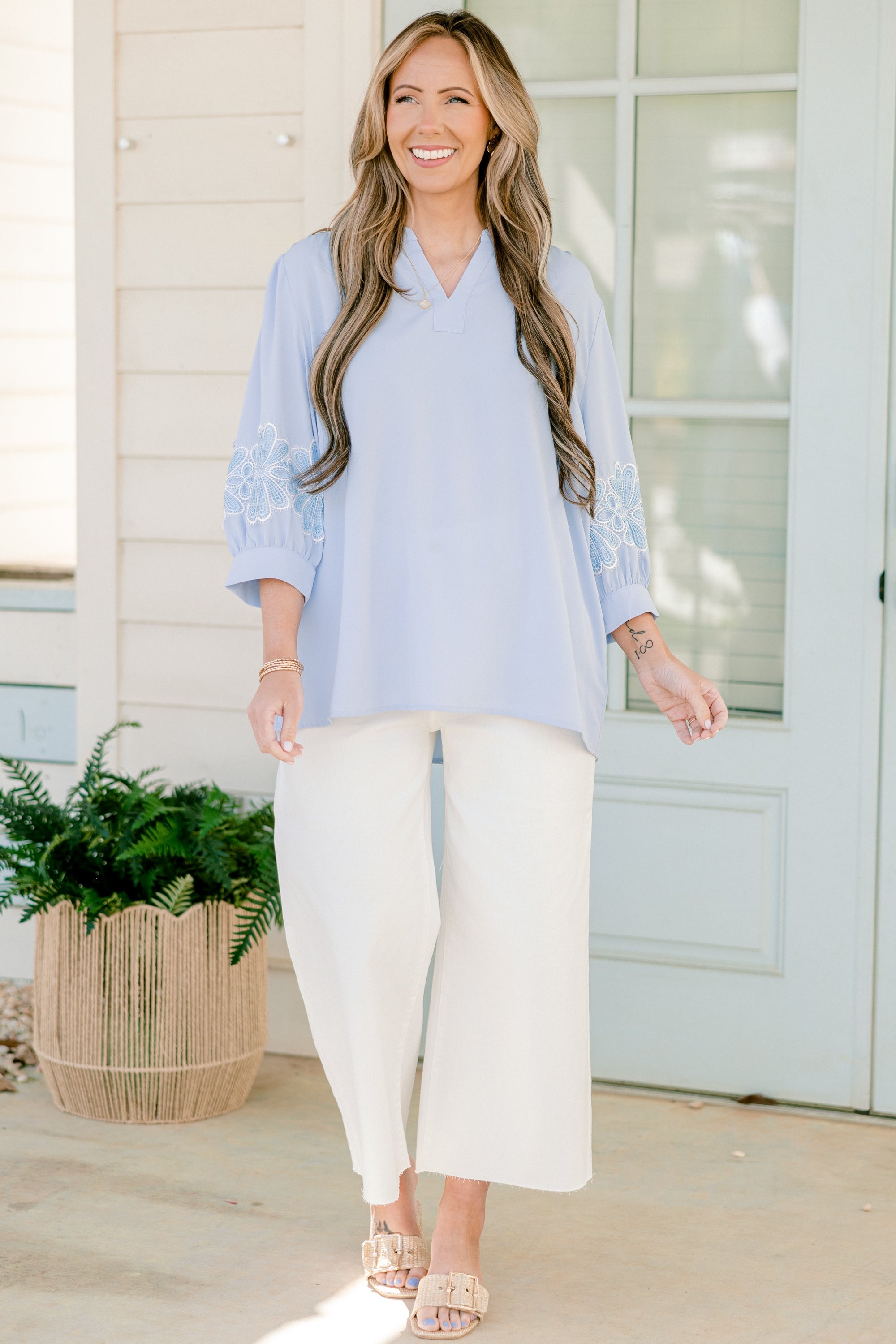 Daydreaming About You Top, Blue