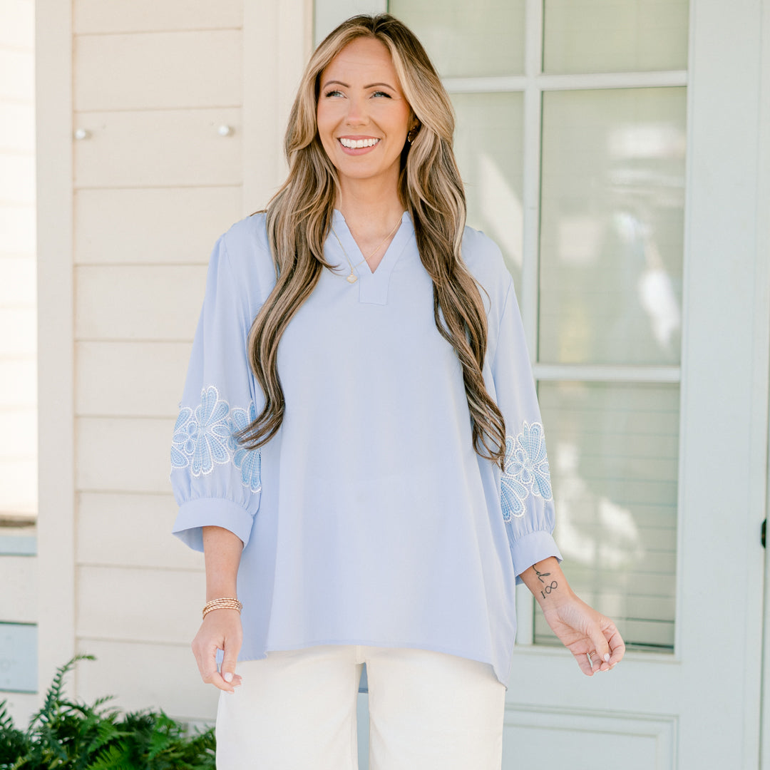 Daydreaming About You Top, Blue