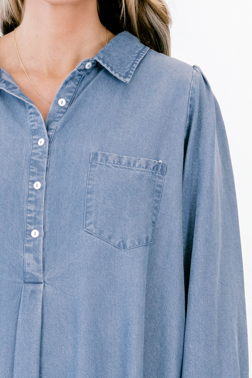Days Like Today Dress, Denim Blue