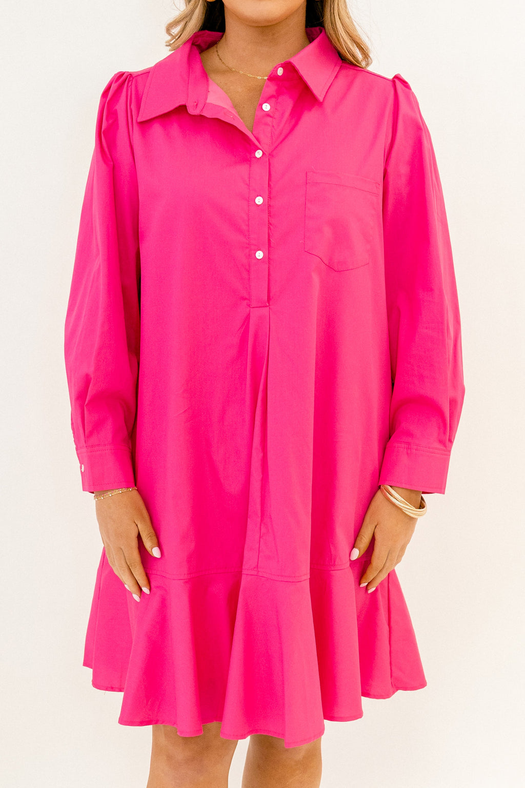 Days Like Today Dress, Fuchsia
