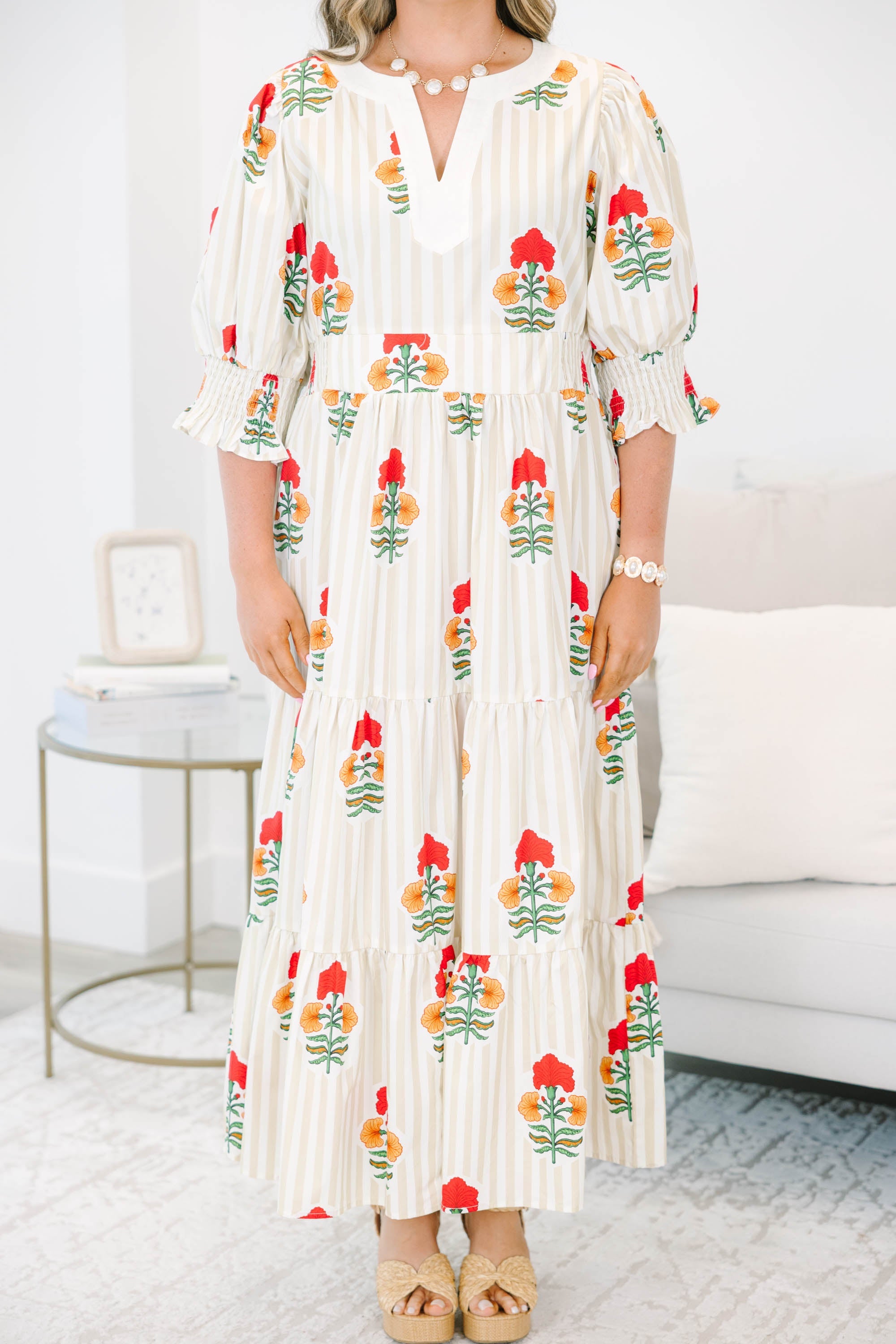 Days Of Dreaming Dress, Cream Floral