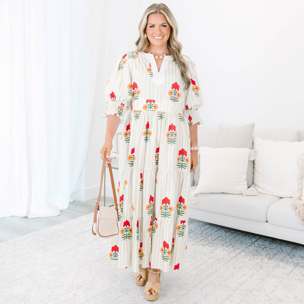 Days Of Dreaming Dress, Cream Floral