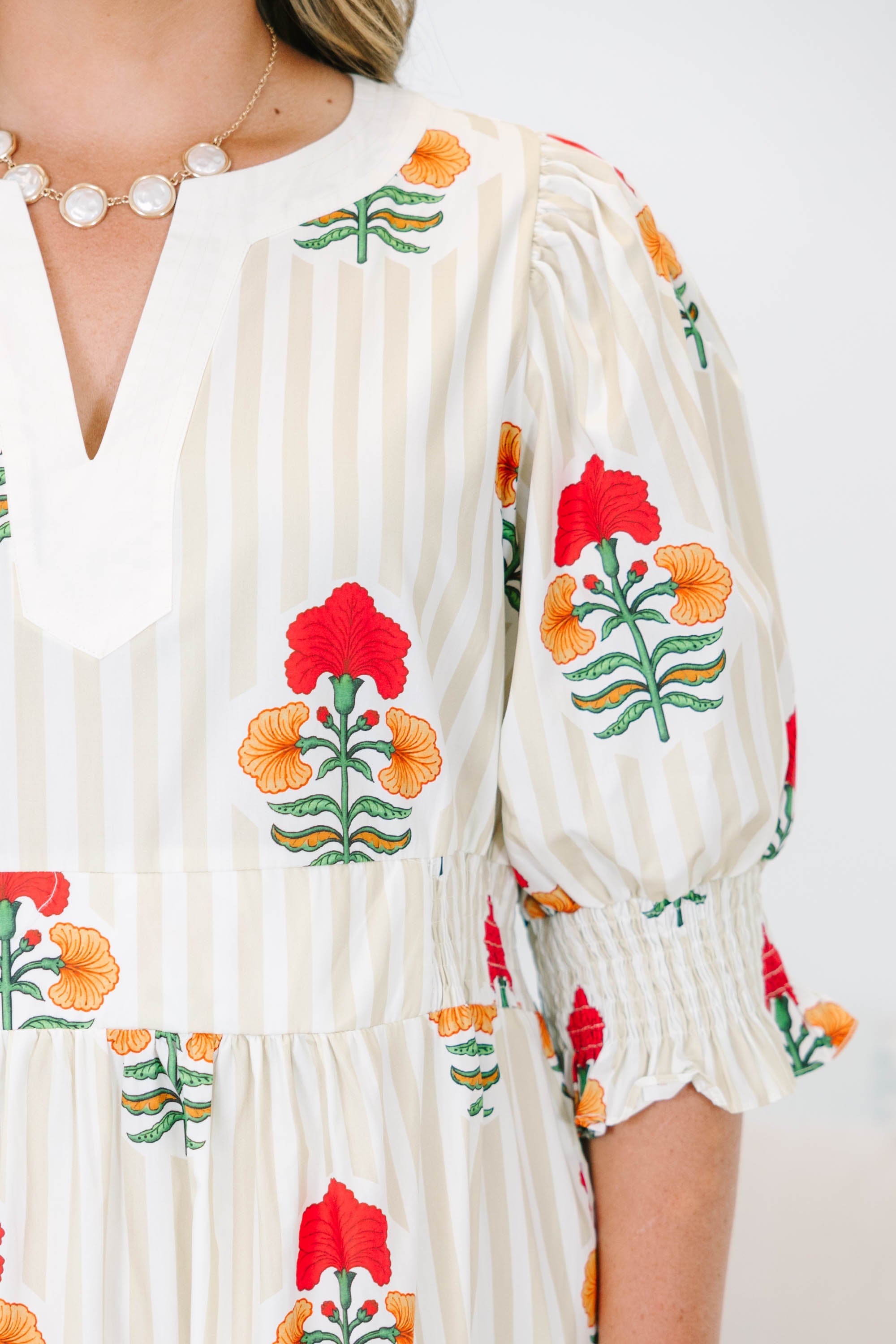 Days Of Dreaming Dress, Cream Floral
