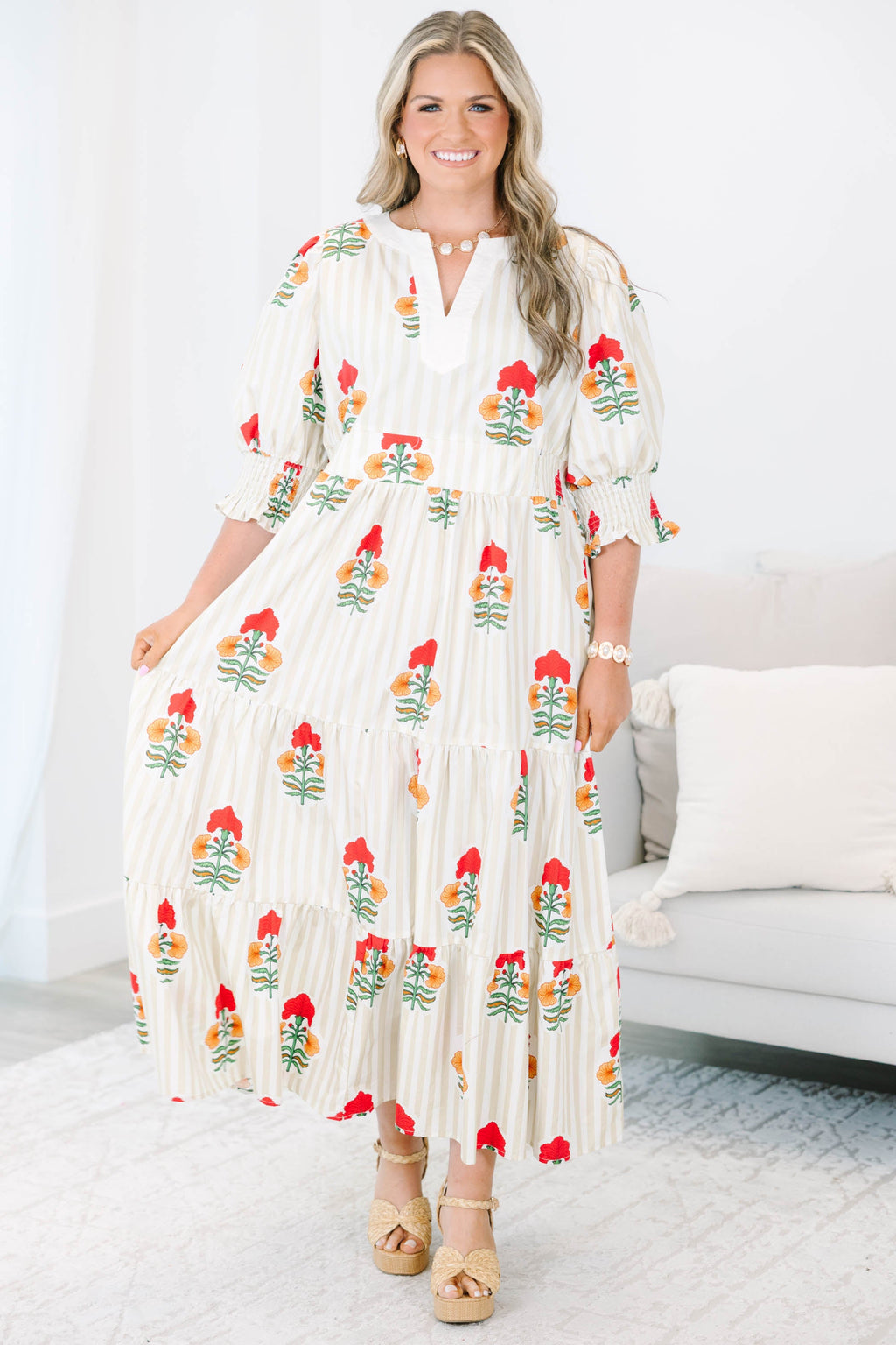 Days Of Dreaming Dress, Cream Floral