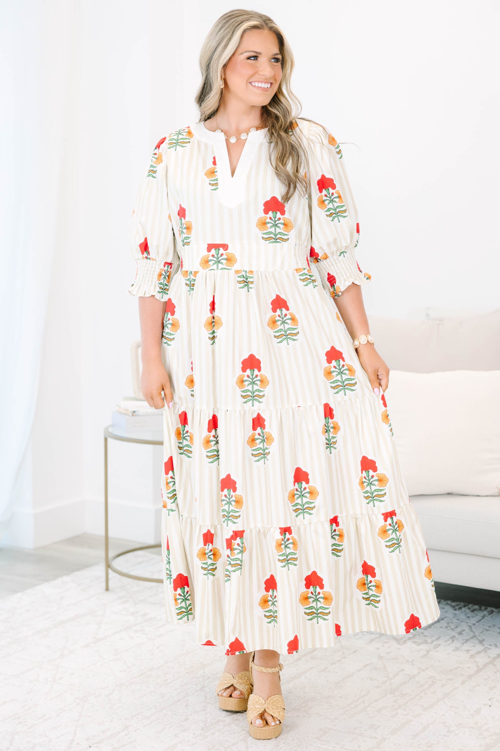 Days Of Dreaming Dress, Cream Floral