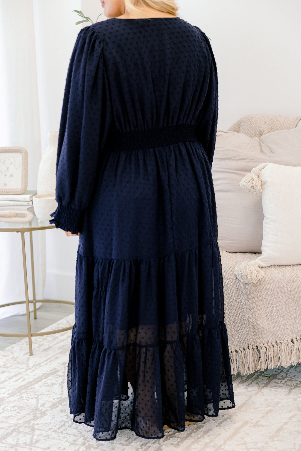 Days Of Dreaming Dress, Navy Swiss
