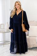 Days Of Dreaming Dress, Navy Swiss