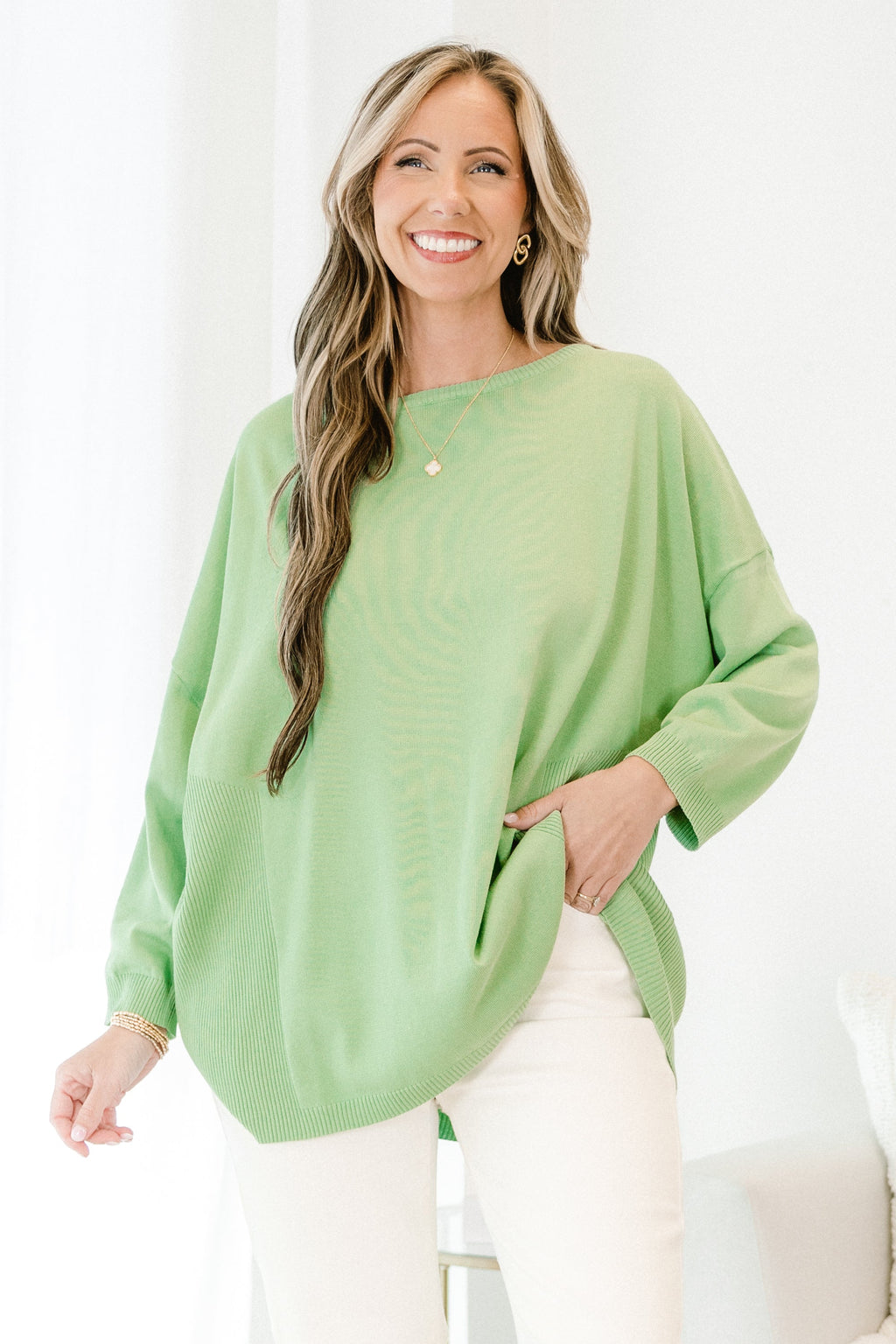 Daytime Shine Top, Green