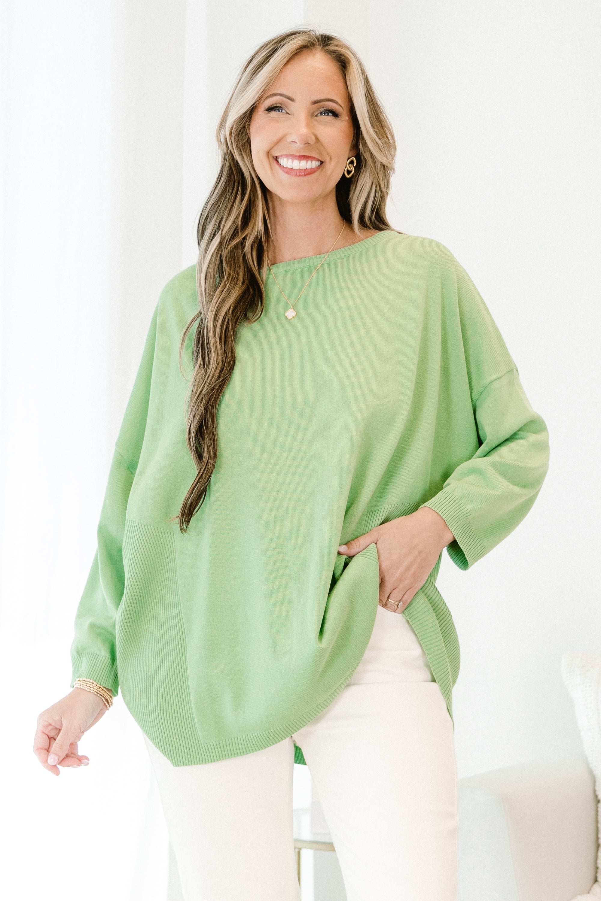 Daytime Shine Top, Green