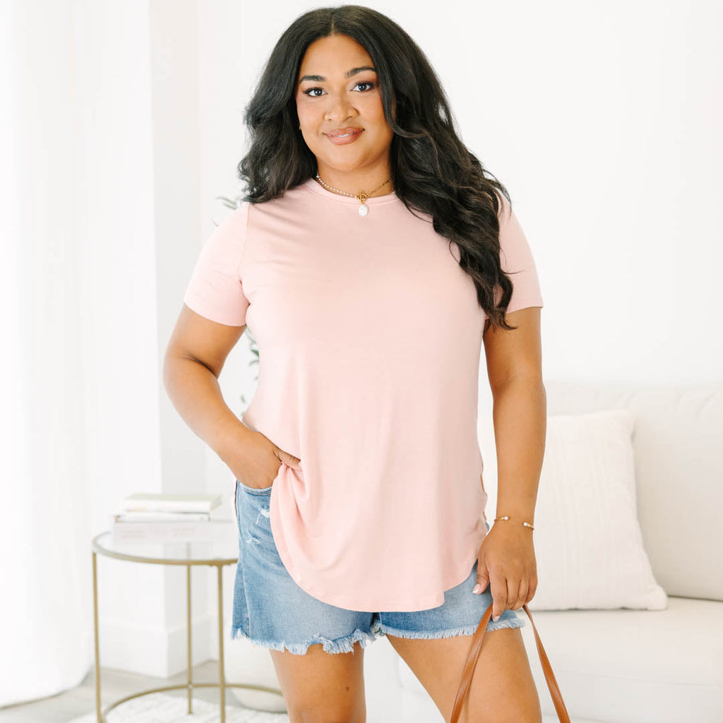 Decide My Fate Top, Dusty Rose