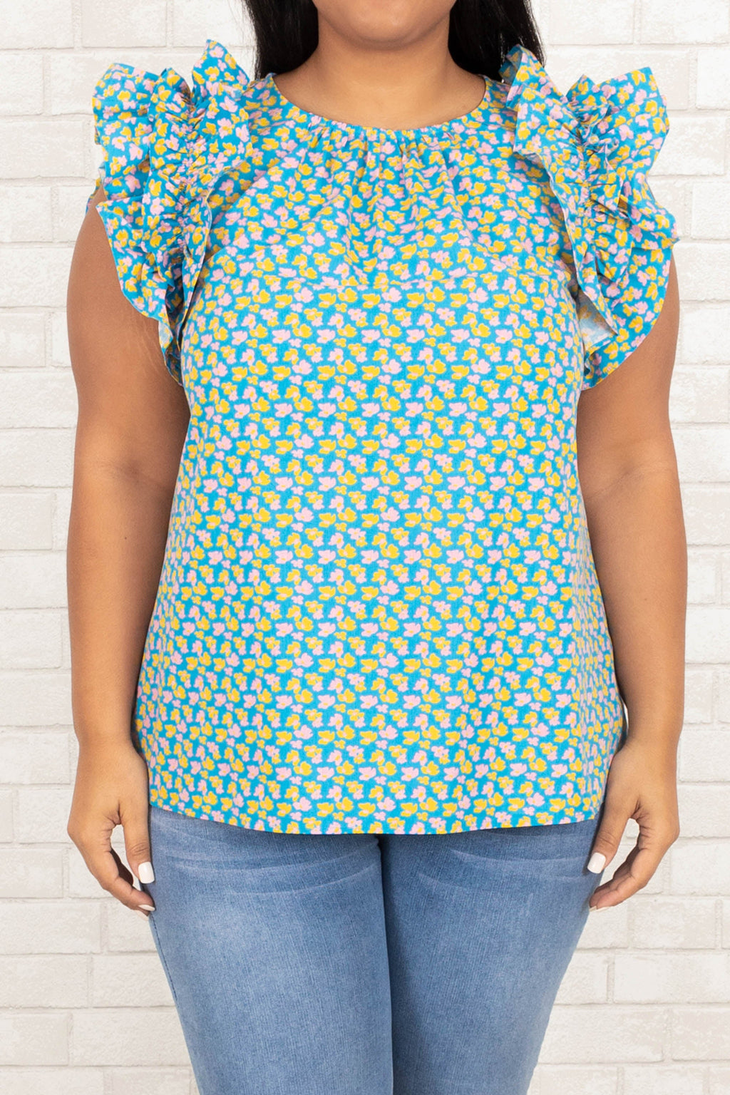 Decide On A Reason Top, Blue