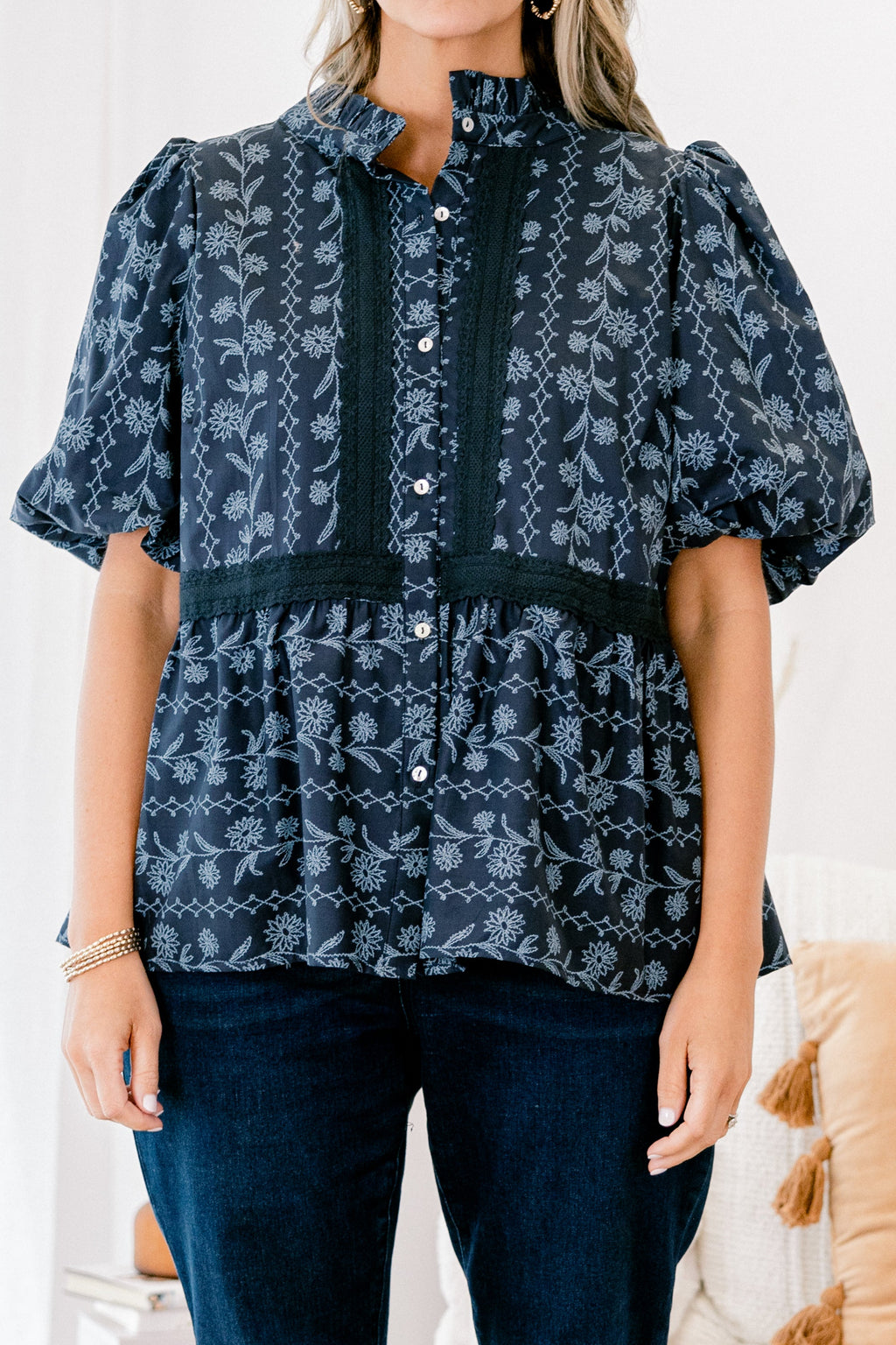 Delicate Love Top, Blue