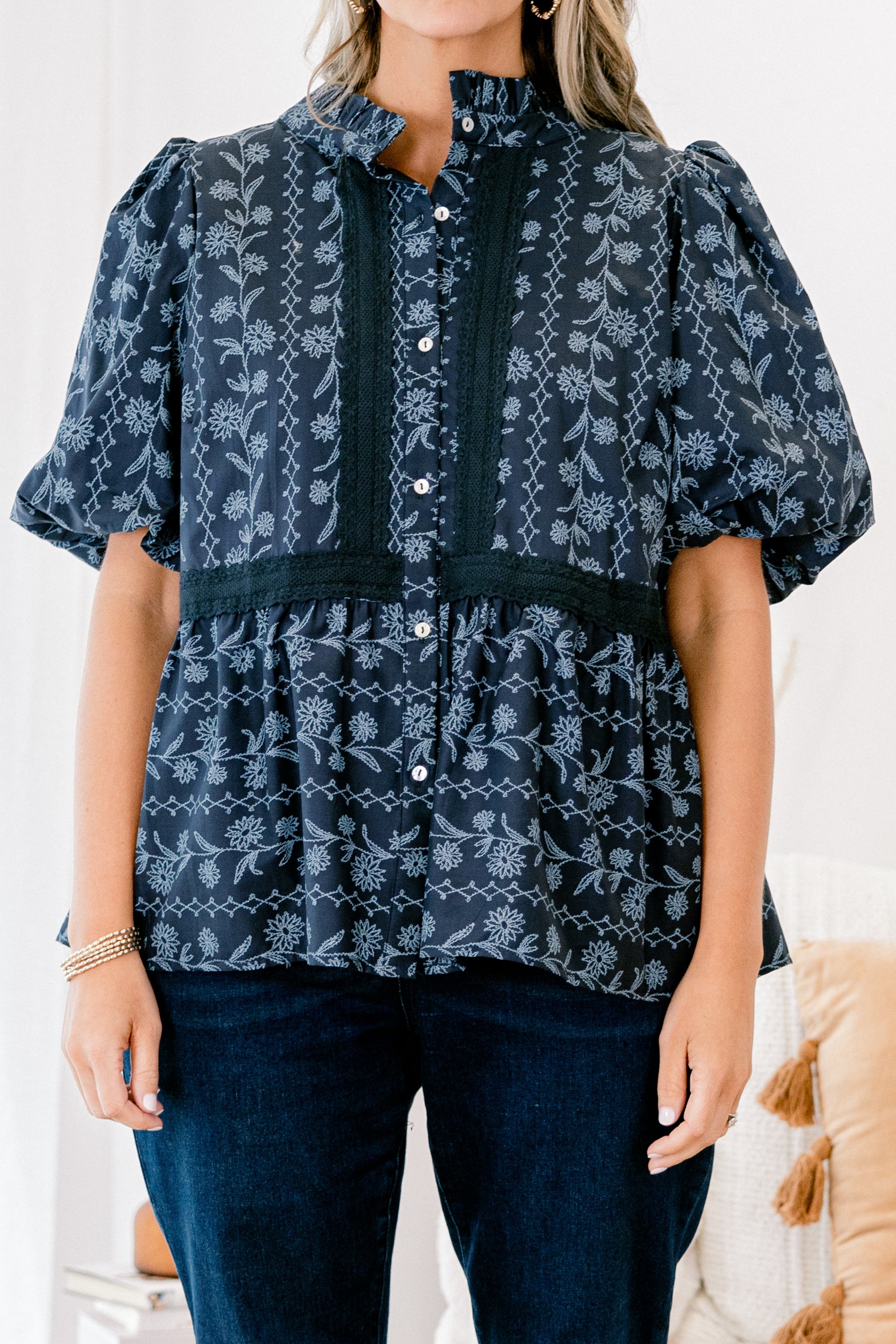 Delicate Love Top, Blue
