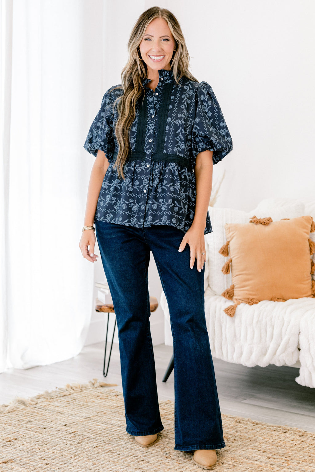 Delicate Love Top, Blue