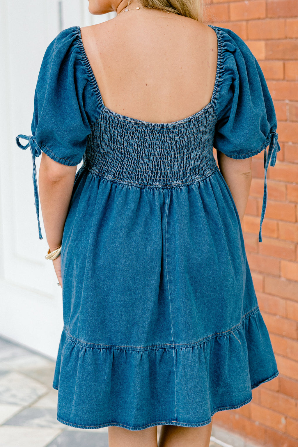 Denim Love Dress, Blue
