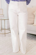 Diamond In The Rough Jeans, White