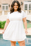 Diamond Season Dress, White
