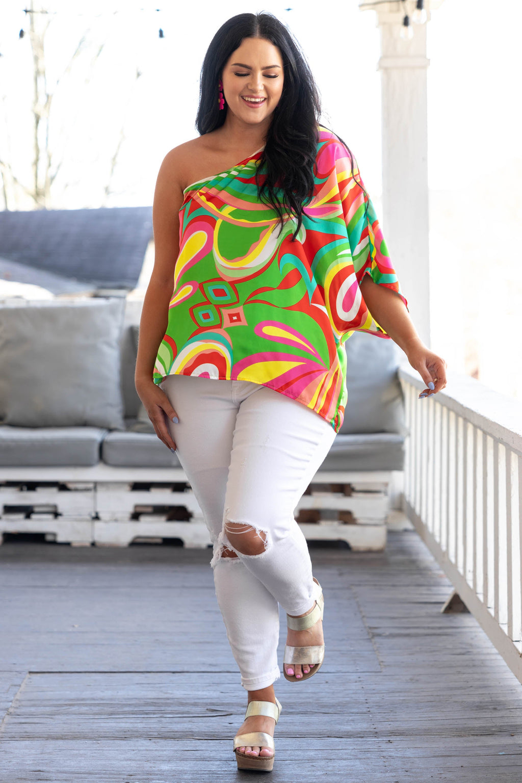 Disco Girl Top, Multi