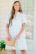 Distant Moon Dress, White