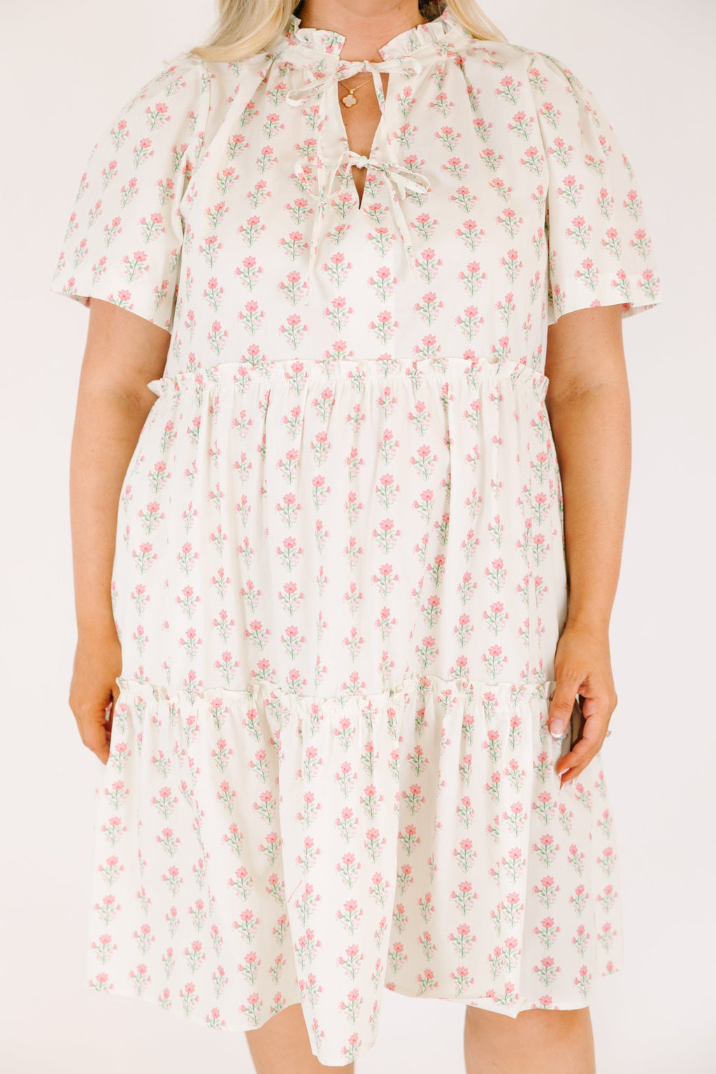Distant Moon Dress, Cream Mix